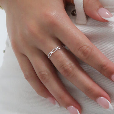 Silver Braid Ring